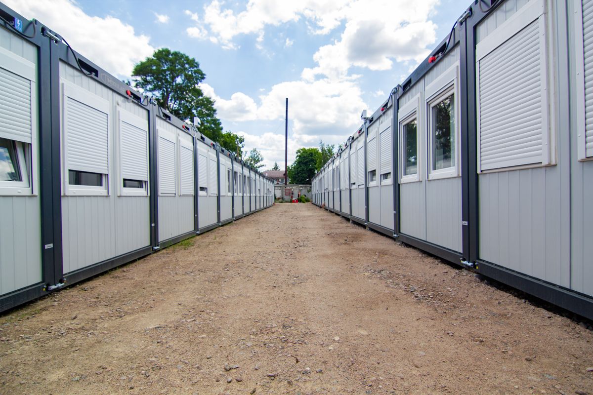 Extension de bureaux préfabriqués modulaires sur site tertiaire